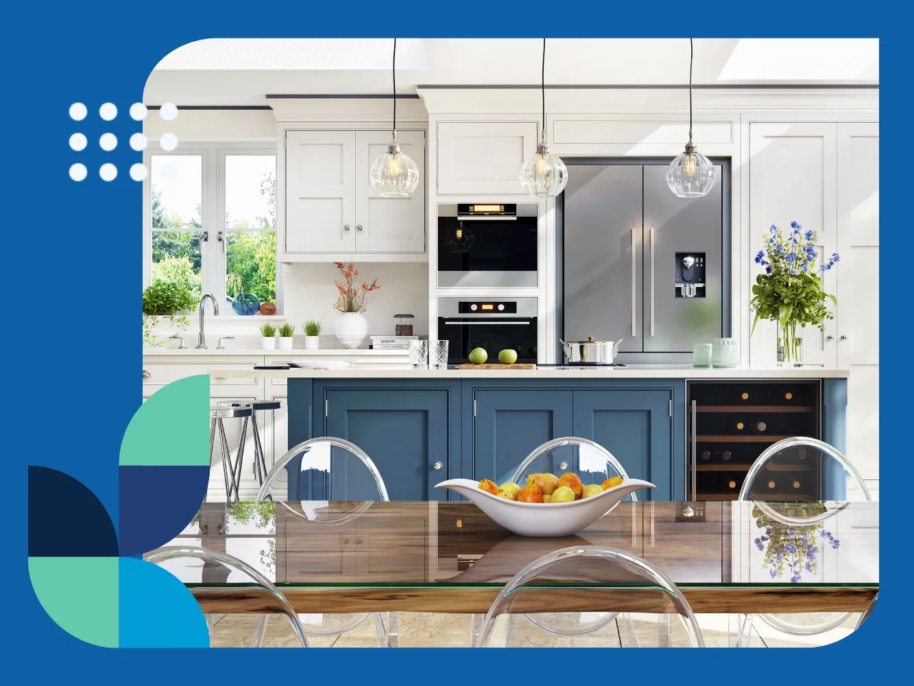 Best appliances for rental property : image showcases a bright and inviting kitchen with modern amenities, perfect for attracting tenants.